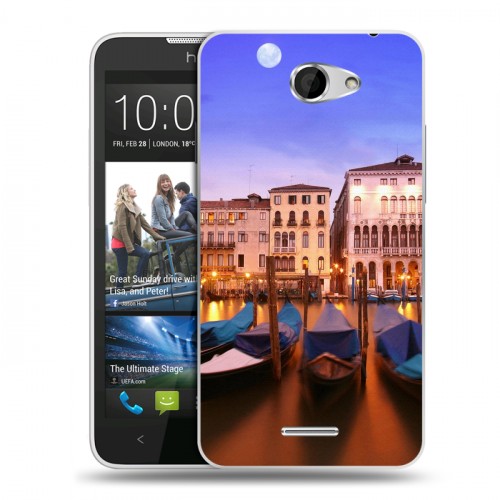 Дизайнерский пластиковый чехол для HTC Desire 516 венеция