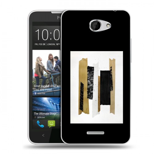 Дизайнерский пластиковый чехол для HTC Desire 516 Стильные абстракции