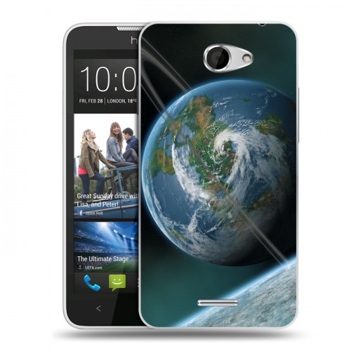 Дизайнерский пластиковый чехол для HTC Desire 516 Земля
