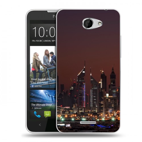 Дизайнерский пластиковый чехол для HTC Desire 516 Дубаи