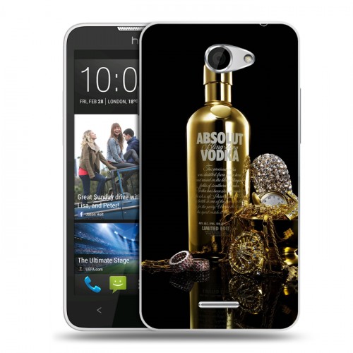Дизайнерский пластиковый чехол для HTC Desire 516 Absolut