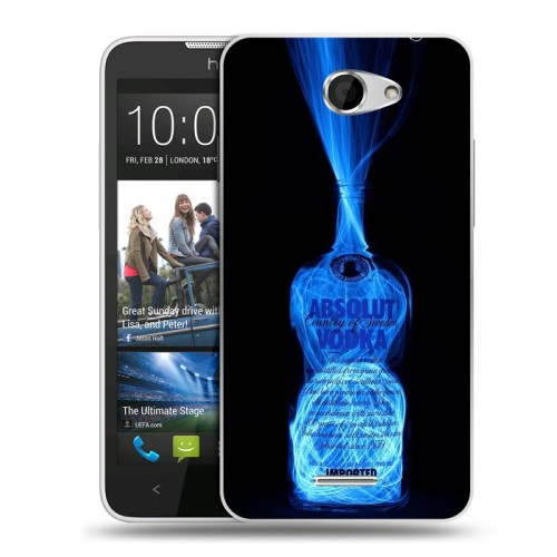 Дизайнерский пластиковый чехол для HTC Desire 516 Absolut