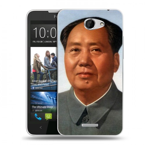 Дизайнерский пластиковый чехол для HTC Desire 516 Мао
