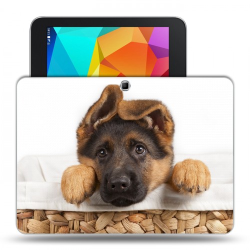 Дизайнерский силиконовый чехол для Samsung Galaxy Tab 4 10.1 Собаки