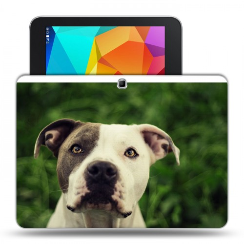Дизайнерский силиконовый чехол для Samsung Galaxy Tab 4 10.1 Собаки
