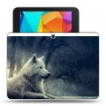 Дизайнерский силиконовый чехол для Samsung Galaxy Tab 4 10.1 Волки