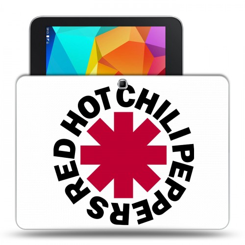 Дизайнерский силиконовый чехол для Samsung Galaxy Tab 4 10.1 Red Hot Chili Peppers