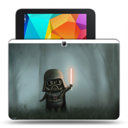 Дизайнерский силиконовый чехол для Samsung Galaxy Tab 4 10.1 Ежик в тумане