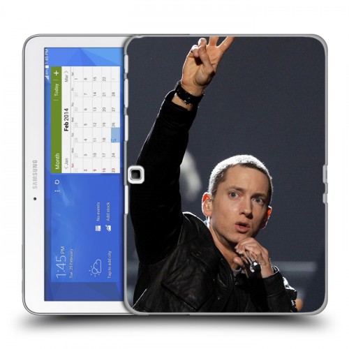 Дизайнерский силиконовый чехол для Samsung Galaxy Tab 4 10.1 Eminem