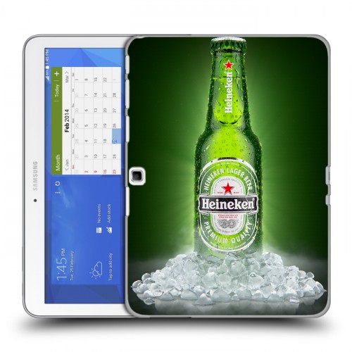 Дизайнерский силиконовый чехол для Samsung Galaxy Tab 4 10.1 Heineken