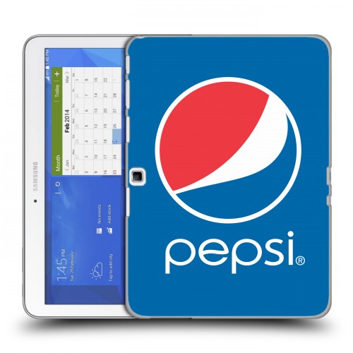 Дизайнерский силиконовый чехол для Samsung Galaxy Tab 4 10.1 Pepsi