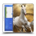 Дизайнерский силиконовый чехол для Samsung Galaxy Tab 4 10.1 Лошади