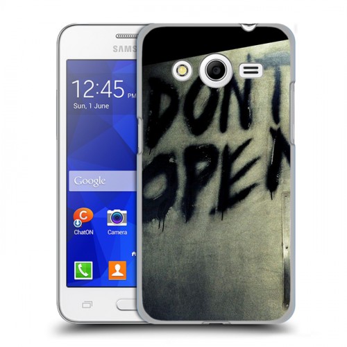Дизайнерский пластиковый чехол для Samsung Galaxy Core 2 Ходячие Мертвецы