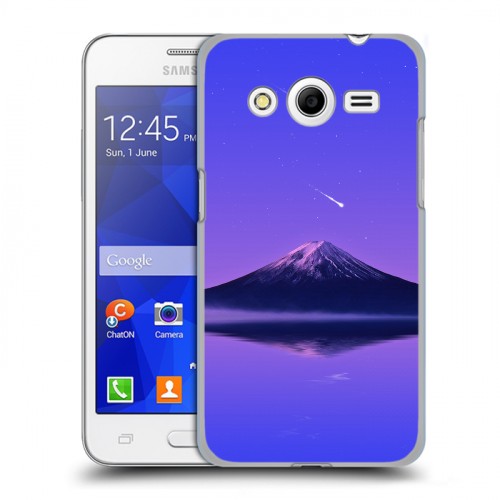 Дизайнерский пластиковый чехол для Samsung Galaxy Core 2 вулкан