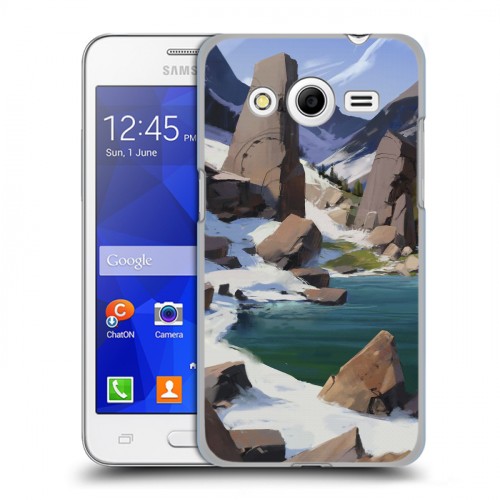 Дизайнерский пластиковый чехол для Samsung Galaxy Core 2 Романтика путешествий