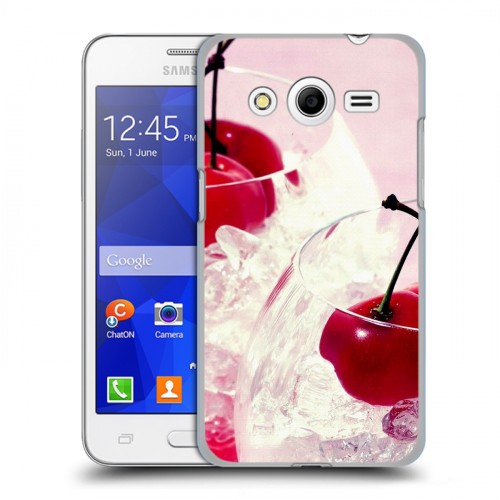 Дизайнерский пластиковый чехол для Samsung Galaxy Core 2 Вишня