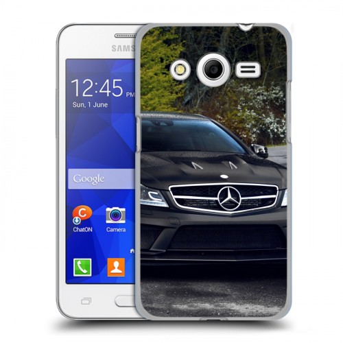 Дизайнерский пластиковый чехол для Samsung Galaxy Core 2 Mercedes