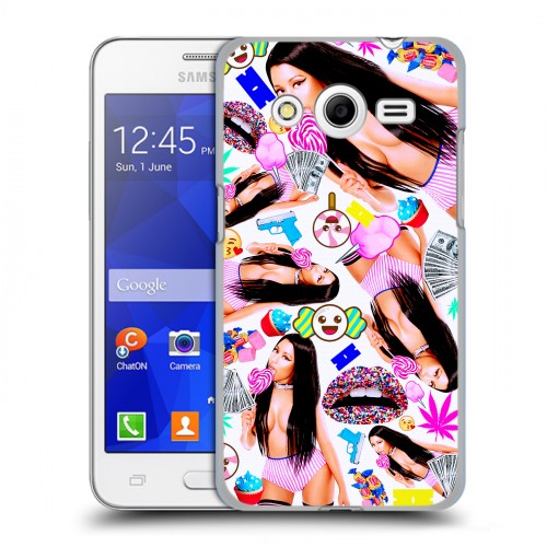 Дизайнерский пластиковый чехол для Samsung Galaxy Core 2 Ники Минаж