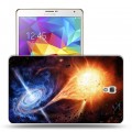 Дизайнерский силиконовый чехол для Samsung Galaxy Tab S 8.4 Квазар