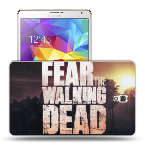 Дизайнерский силиконовый чехол для Samsung Galaxy Tab S 8.4 Ходячие Мертвецы