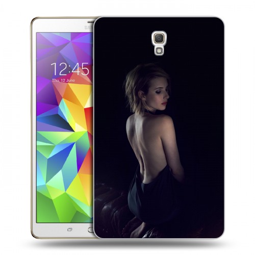 Дизайнерский силиконовый чехол для Samsung Galaxy Tab S 8.4 Эмма Робертс