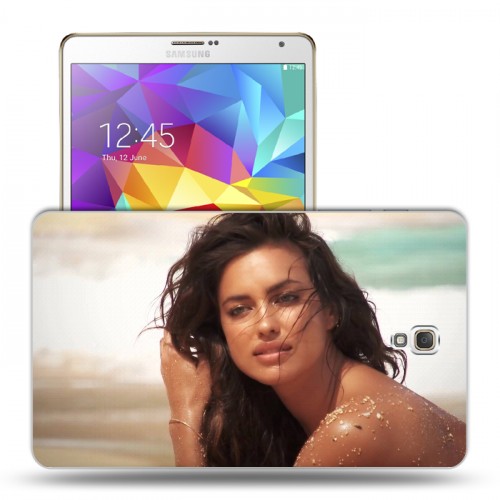 Дизайнерский силиконовый чехол для Samsung Galaxy Tab S 8.4 Ирина Шейк