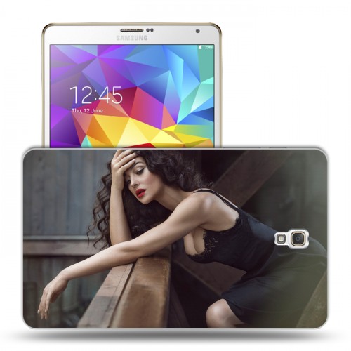 Дизайнерский силиконовый чехол для Samsung Galaxy Tab S 8.4 Моника