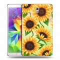 Дизайнерский силиконовый чехол для Samsung Galaxy Tab S 8.4 Романтик цветы