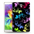 Дизайнерский силиконовый чехол для Samsung Galaxy Tab S 8.4 Узоры динозавров