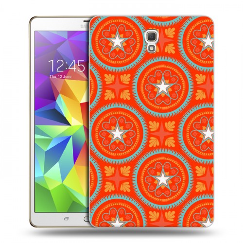 Дизайнерский силиконовый чехол для Samsung Galaxy Tab S 8.4 Богемские шаблоны