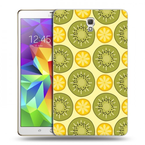 Дизайнерский силиконовый чехол для Samsung Galaxy Tab S 8.4 Фруктово-арбузные узоры