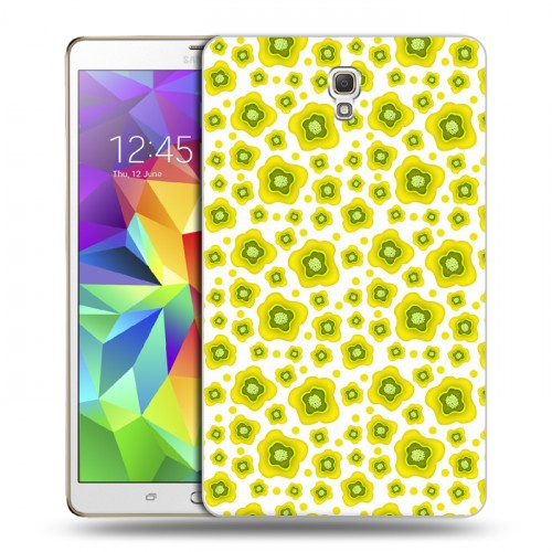 Дизайнерский силиконовый чехол для Samsung Galaxy Tab S 8.4 Маковые узоры