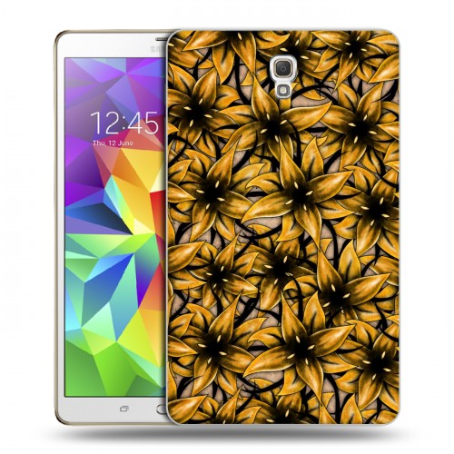 Дизайнерский силиконовый чехол для Samsung Galaxy Tab S 8.4 Цветочные татуировки