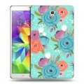 Дизайнерский силиконовый чехол для Samsung Galaxy Tab S 8.4 Причудливые цветы
