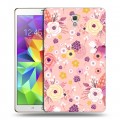 Дизайнерский силиконовый чехол для Samsung Galaxy Tab S 8.4 Причудливые цветы