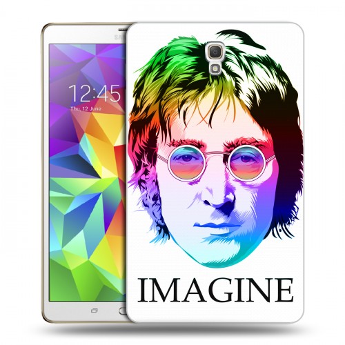 Дизайнерский силиконовый чехол для Samsung Galaxy Tab S 8.4 Джон Леннон