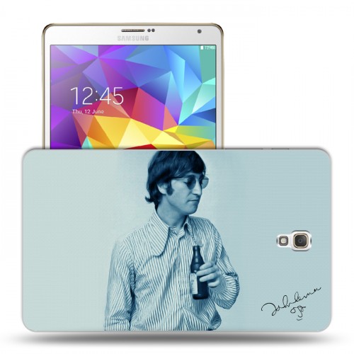 Дизайнерский силиконовый чехол для Samsung Galaxy Tab S 8.4 Джон Леннон