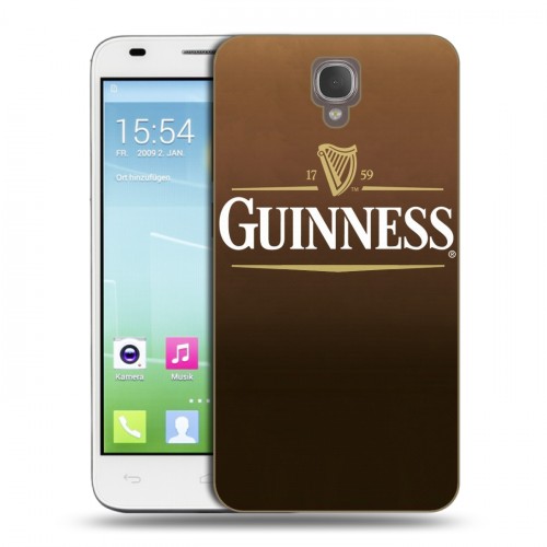 Дизайнерский пластиковый чехол для Alcatel One Touch Idol 2 S Guinness