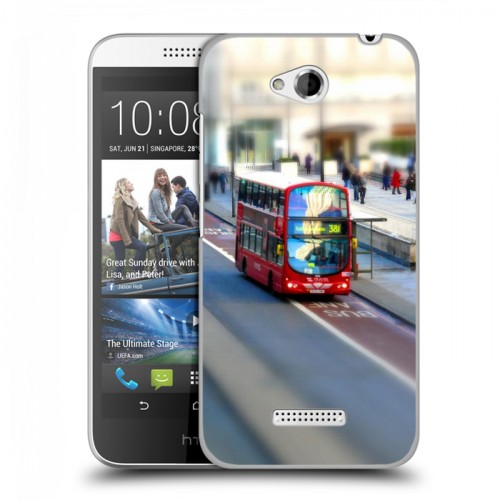 Дизайнерский пластиковый чехол для HTC Desire 616 Лондон
