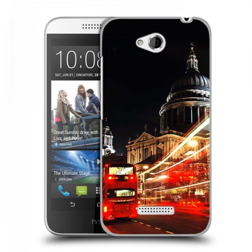 Дизайнерский силиконовый чехол для HTC Desire 616 Лондон