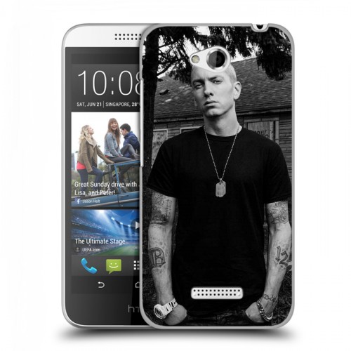 Дизайнерский силиконовый чехол для HTC Desire 616 Eminem