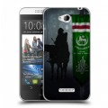 Дизайнерский пластиковый чехол для HTC Desire 616 флаг Чечни
