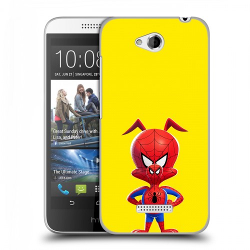 Дизайнерский пластиковый чехол для HTC Desire 616 Человек-паук : Через вселенные