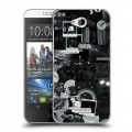 Дизайнерский силиконовый чехол для HTC Desire 616 Коллаж