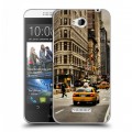 Дизайнерский силиконовый чехол для HTC Desire 616 Нью-Йорк