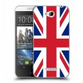 Дизайнерский силиконовый чехол для HTC Desire 616 Флаг Британии
