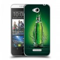 Дизайнерский пластиковый чехол для HTC Desire 616 Carlsberg
