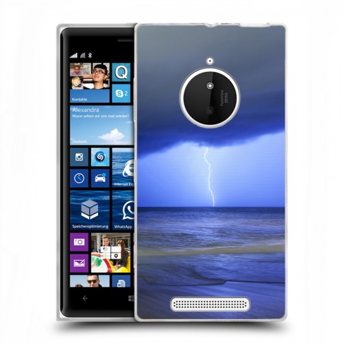 Дизайнерский пластиковый чехол для Nokia Lumia 830 Стихии