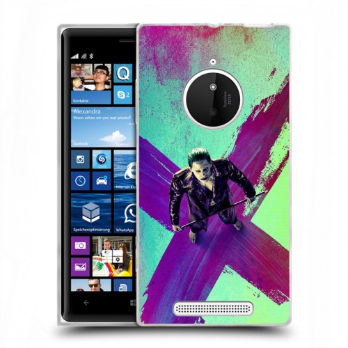 Дизайнерский пластиковый чехол для Nokia Lumia 830 Отряд самоубийц
