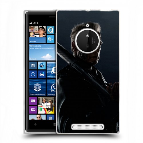 Дизайнерский пластиковый чехол для Nokia Lumia 830 терминатор